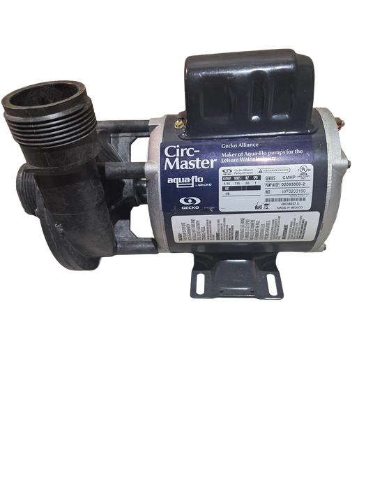 Gecko Aqua-Flo CircMaster Pump Side Discharge 115V (P/N: 02093000-2010)