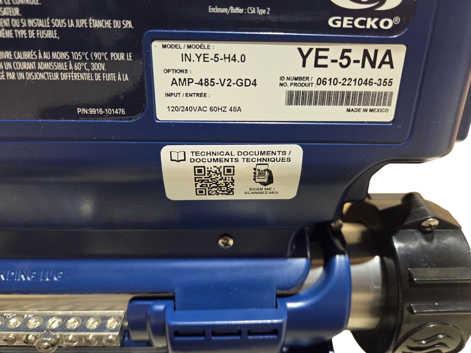 Gecko Bundle Retrofit Spa Pak IN.YE-5 (P/N: BDLYE5K200)