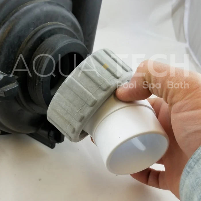 Sundance Jacuzzi Spa Pump Union Split Nut Part #6000-031 - 2 Inch Ribbed Repair Fitting