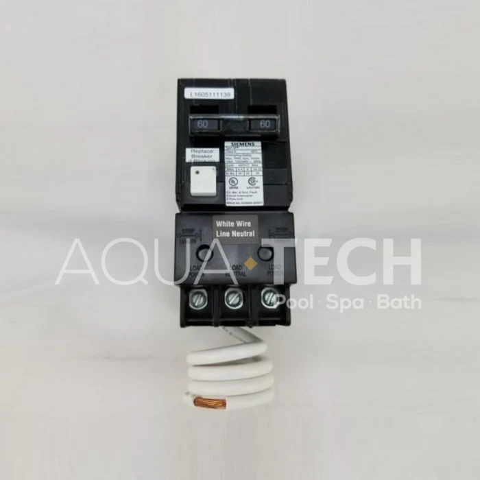 Siemens Spa/Hot Tub Outdoor Panel with 60 Amp GFCI Breaker (P/N: W0408ML1125-60)