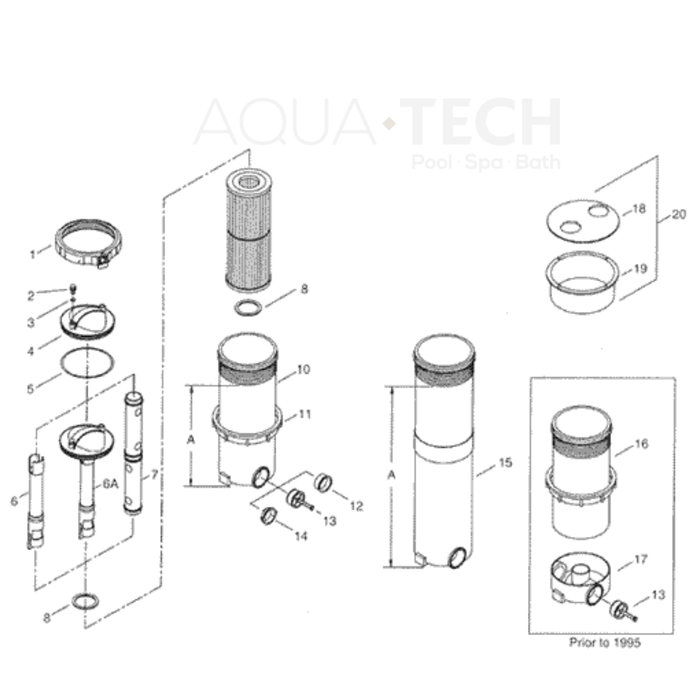 Waterway Top Load Filter Air Relief Plug O-Ring (P/N: 805-0114)