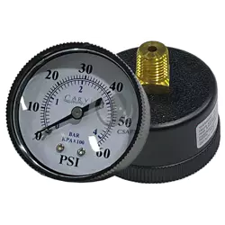 Back Mount Pressure Gauge: (P/N: 91934182R)