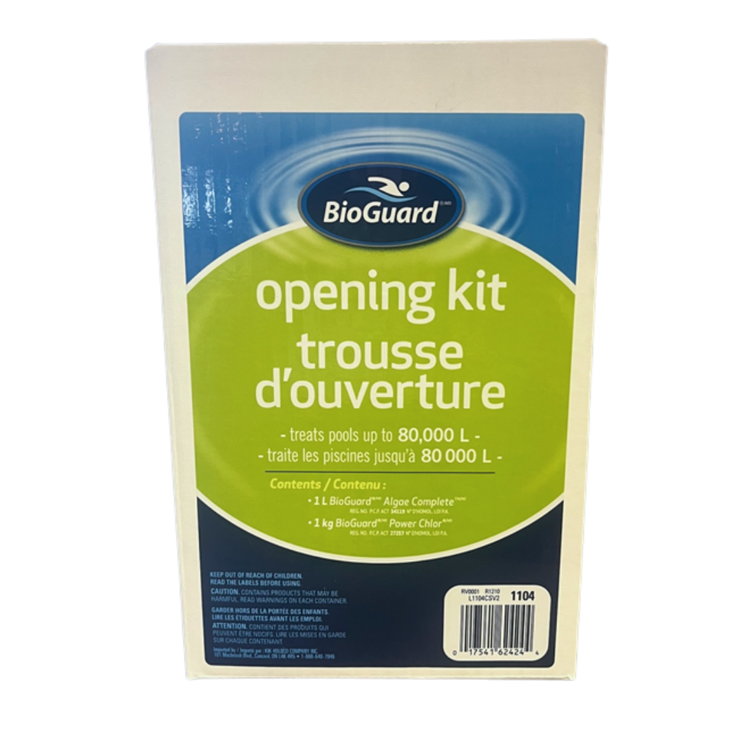 BioGuard Spring Pool Opening Kit (Treats up to 80,000ltr) (P/N: 1104 ...