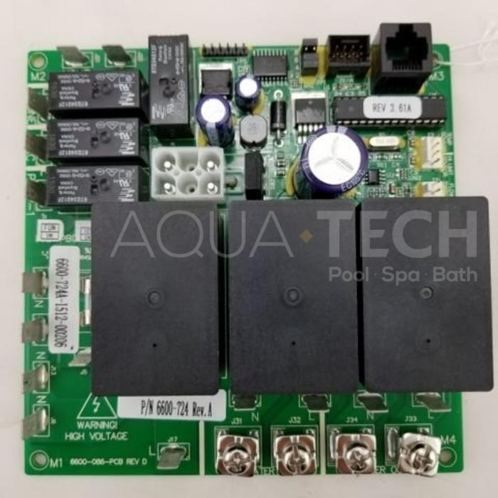 Sundance Spas Jacuzzi Circuit Board (P/N: 6600-724) - (Updated Model for P/N: 6600-044, 6600-286, 6600-086)