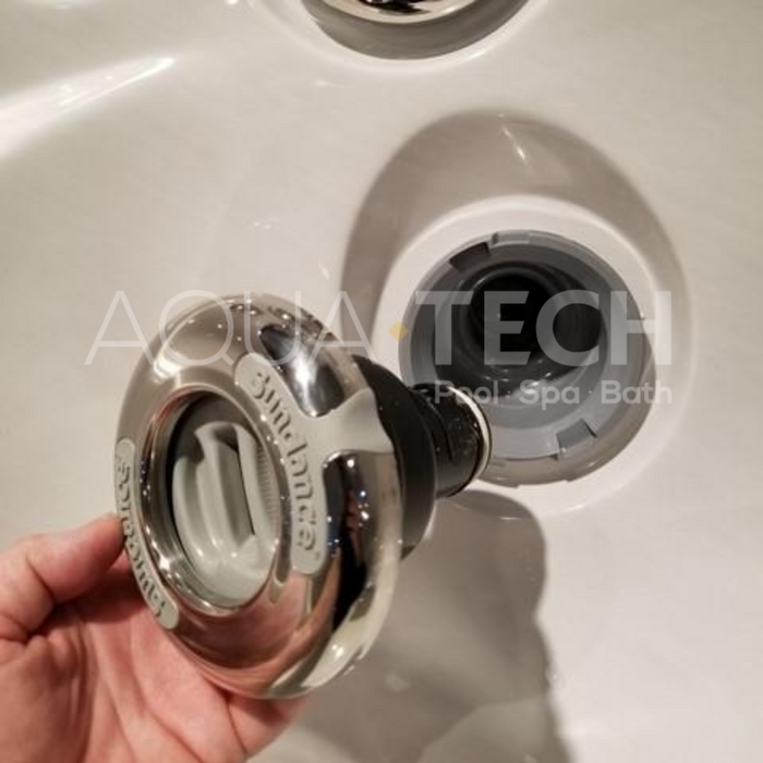 Sundance Spas Fluidix IntelliJet Face with 316 Stainless Steel Escutcheon (P/N: 6541-102)