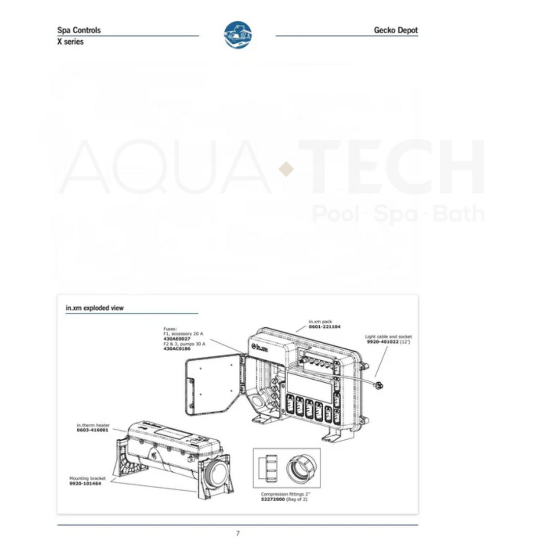 Gecko IN-XM2 Series Spa Controller (P/N: 0601-221104) OUT OF STOCK ...
