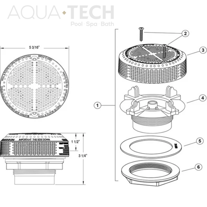 Super Hi-Flo Suction Assembly (P/N: 640-3570V)