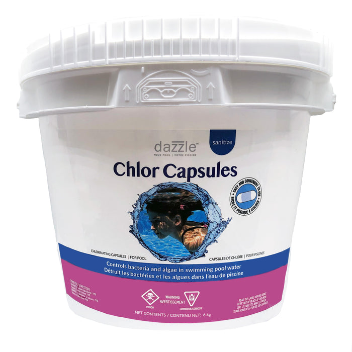 Dazzle Chlor Capsules (6 kg) (P/N: DAZ02606)