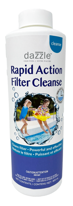 Dazzle Rapid Action Filter Cleanse for Pools (800ml) (P/N: DAZ05005)