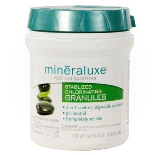 Mineraluxe Chlorine Granules (480gm) - Aqua-Tech 