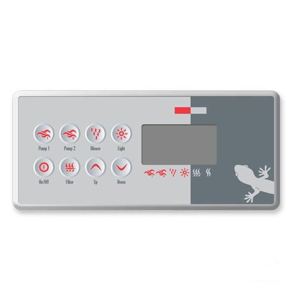Gecko Topside Keypad TSC-8 (P/N: BDLTSC8GE1) - Aqua-Tech 