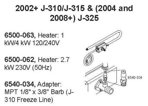 Hot Tub Parts - Sundance Spas Jacuzzi Heater 4KW/1KW (P/N: 6500-063) SHIPS IN 6 TO 8 WEEKS