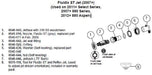 Hot Tub Parts - Sundance Spas Jet Wall Fitting (P/N: 6540-642)