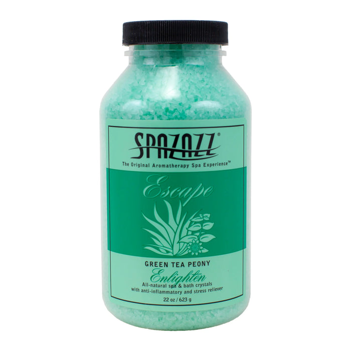 Spazazz Enlighten: Green Tea Peony (P/N: SZ-CRY22OZ-002)
