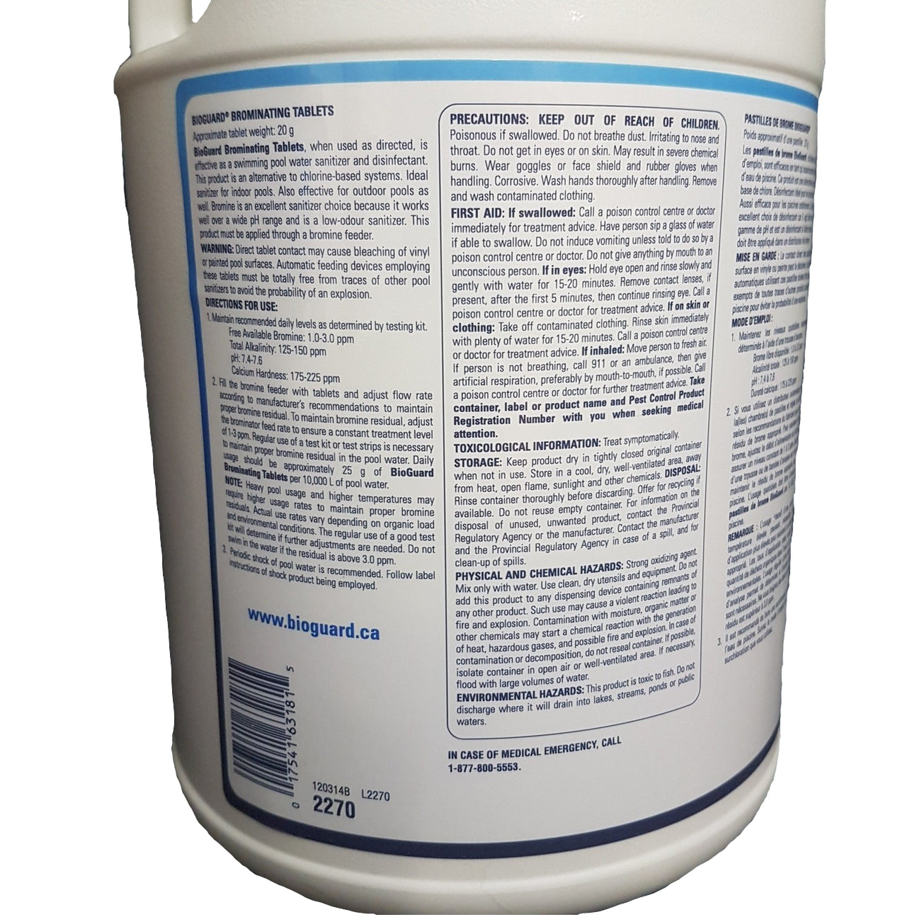 BioGuard Brominating Tablets (4kg) (P/N 2272) — AquaTech