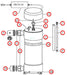 Pool Parts - Delta UV Sanitizer Quartz Tube Seal Gasket (P/N: 44-02018)