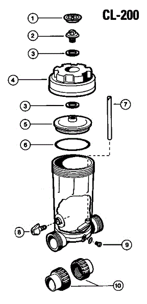 Hayward Chlorinator Union Set (P/N: SP1500UNPAK2) - Aqua-Tech 