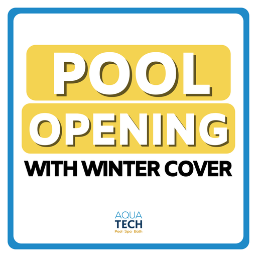 Pool Service - Pool Opening With Winter Cover Removal